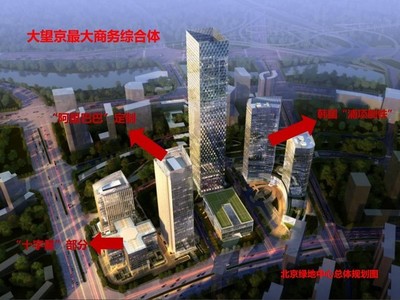 綠地中心260米高鄰阿里巴巴，豪裝覽京城美景，同比銀泰霄8大